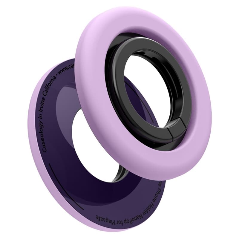 Spigen Nano Pop MagSafe Phone Ring - Finger holder with stand function (Grape Purple) 3