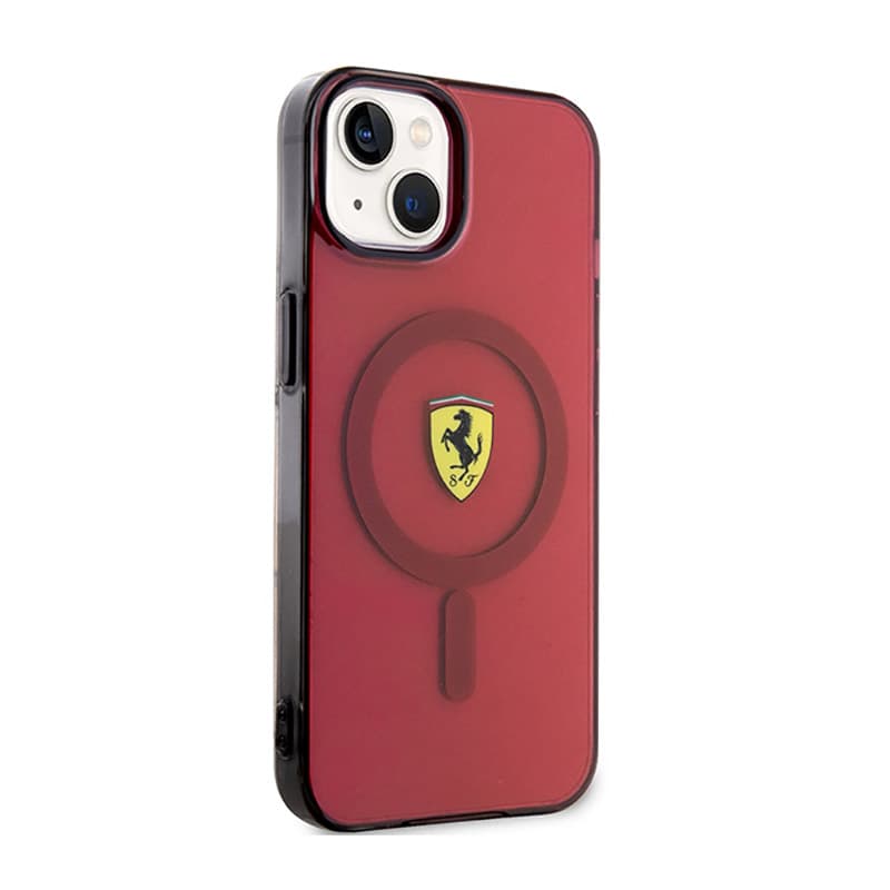 Ferrari Translucent MagSafe - Case for iPhone 14 (Red) 4