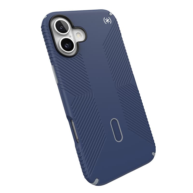 Speck Presidio2 Grip ClickLock & MagSafe - iPhone 16 Plus Case (Coastal Blue / Dust Gray / White) 8