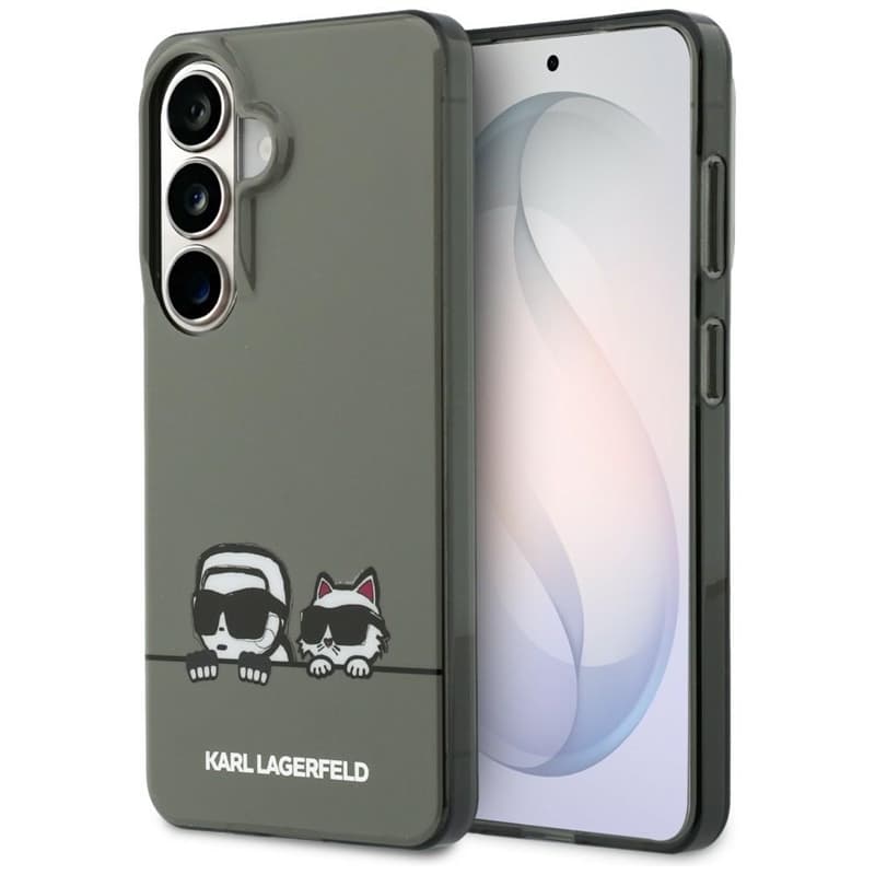 Karl Lagerfeld IML Peekaboo Karl & Choupette MagSafe - Samsung Galaxy S26 Case (Black) 1