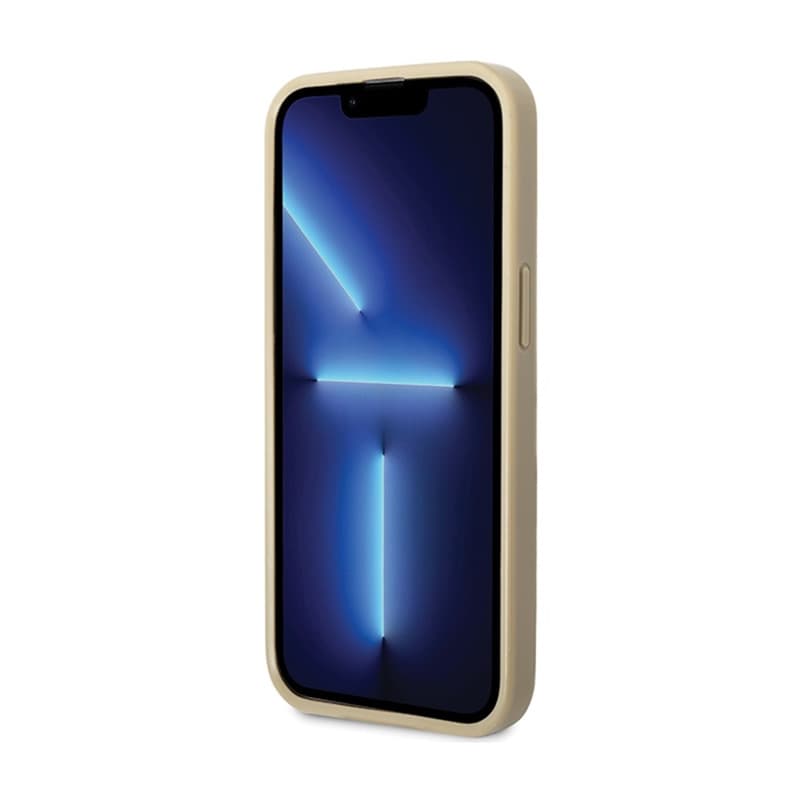 Guess Glitter Script Big 4G - iPhone 13 Pro Max Case (Gold) 5