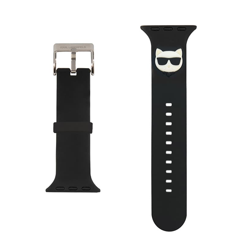 Karl Lagerfeld Silicone Choupette Head – Pasek do Apple Watch 42/44/45 mm (Black) 2