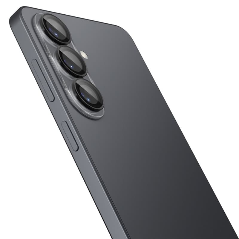 Spigen Optik Pro HD GLAS.TR EZ Fit Camera Protector 2-Pack - Glass Lens Protector for Samsung Galaxy S26+ (2 pcs)(Black) 3