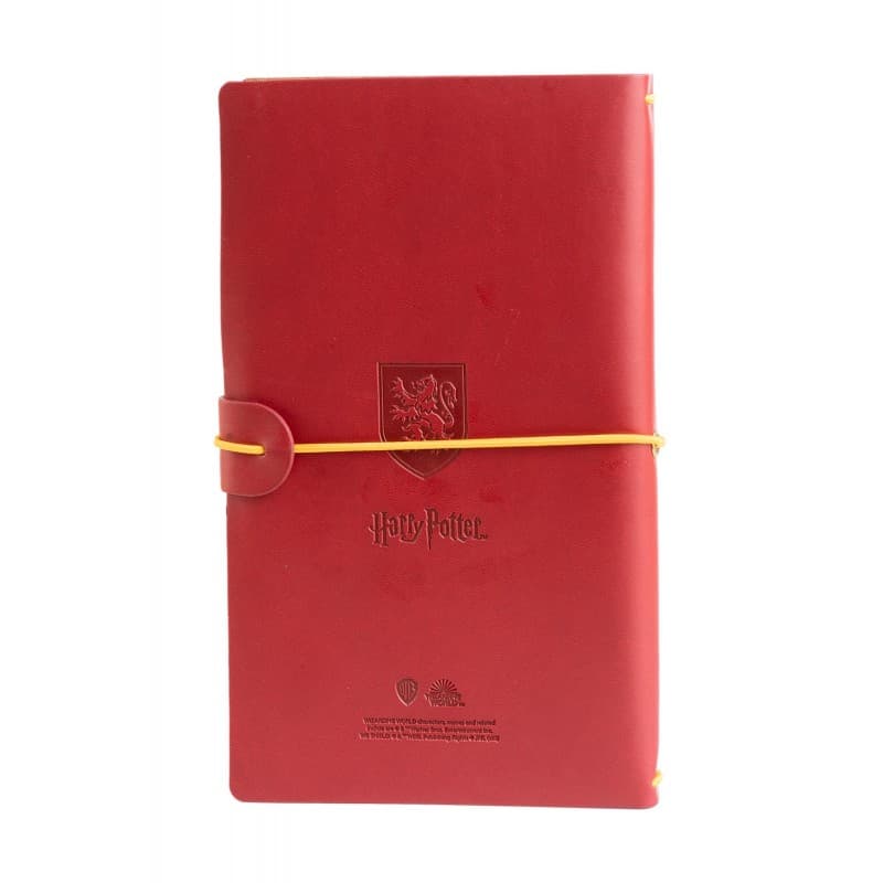 Harry Potter - Gryffindor Leather Travel Notebook 12x19.6 cm (Red) 2