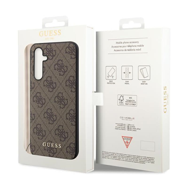 Guess 4G Charms Collection - Samsung Galaxy S23 FE Case (brown) 8
