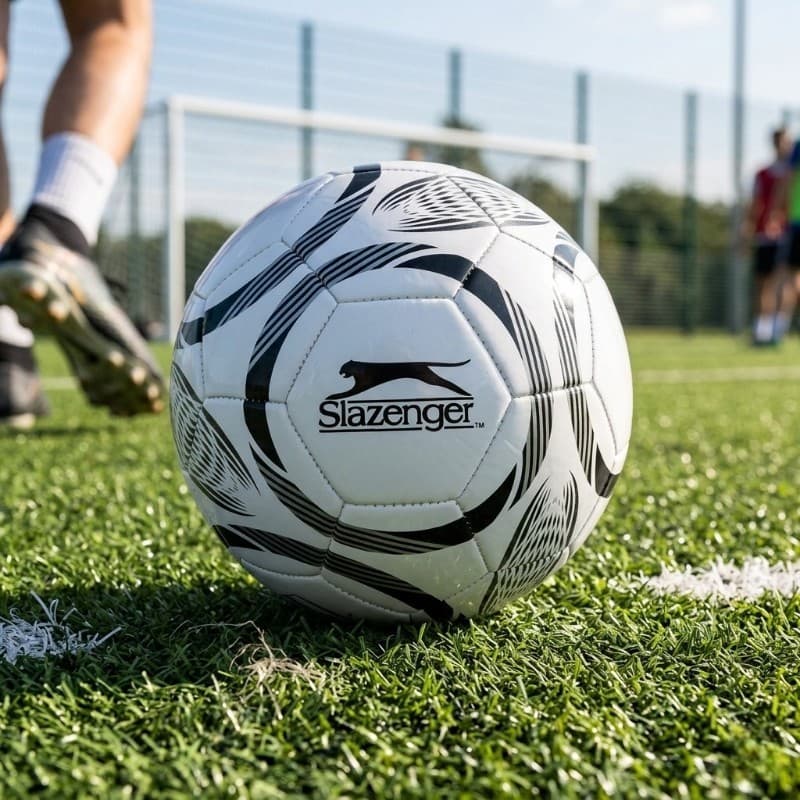 Slazenger - 32-panel training football size 5 (white/black) 2
