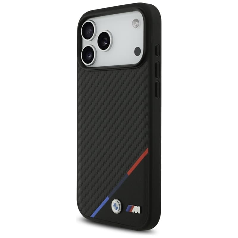 BMW M Carbon Tricolor Line MagSafe - Case iPhone 17 Pro Max (black) 2