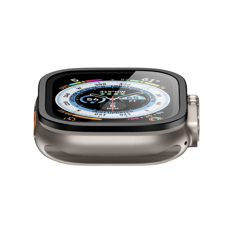 Spigen Glas.TR Slim Pro - Tempered Glass for Apple Watch Ultra 49 mm (Black) 5