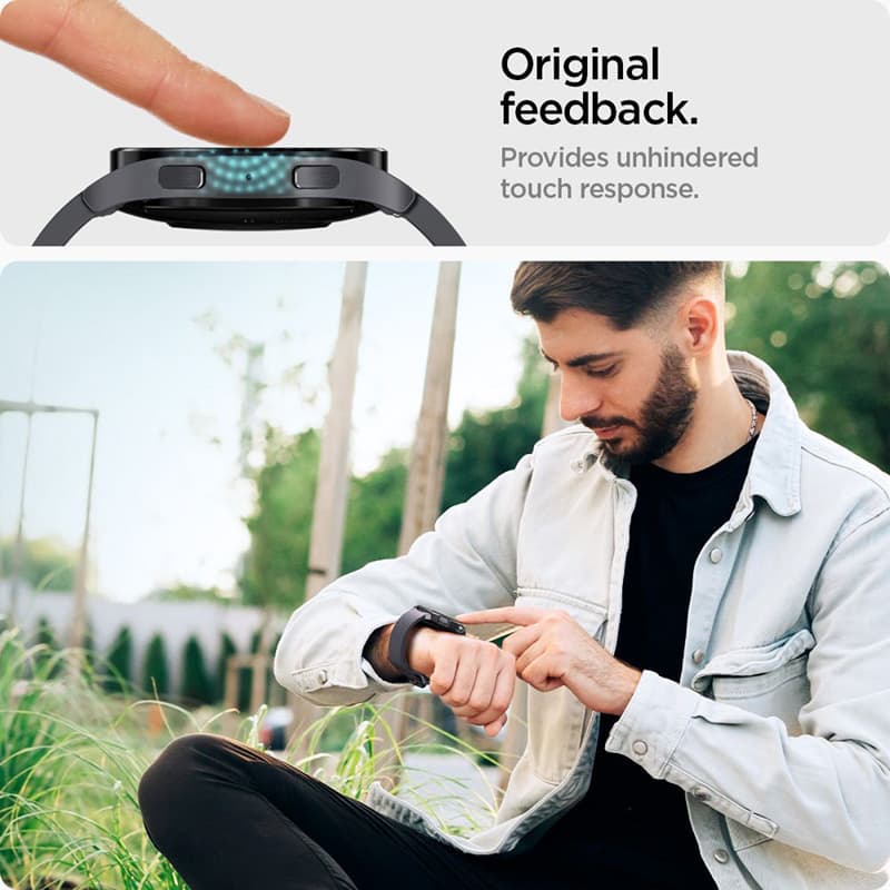Spigen GLAS.TR EZ FIT 2-Pack - Tempered glass for Samsung Galaxy Watch 6 44 mm (2 pcs) 7