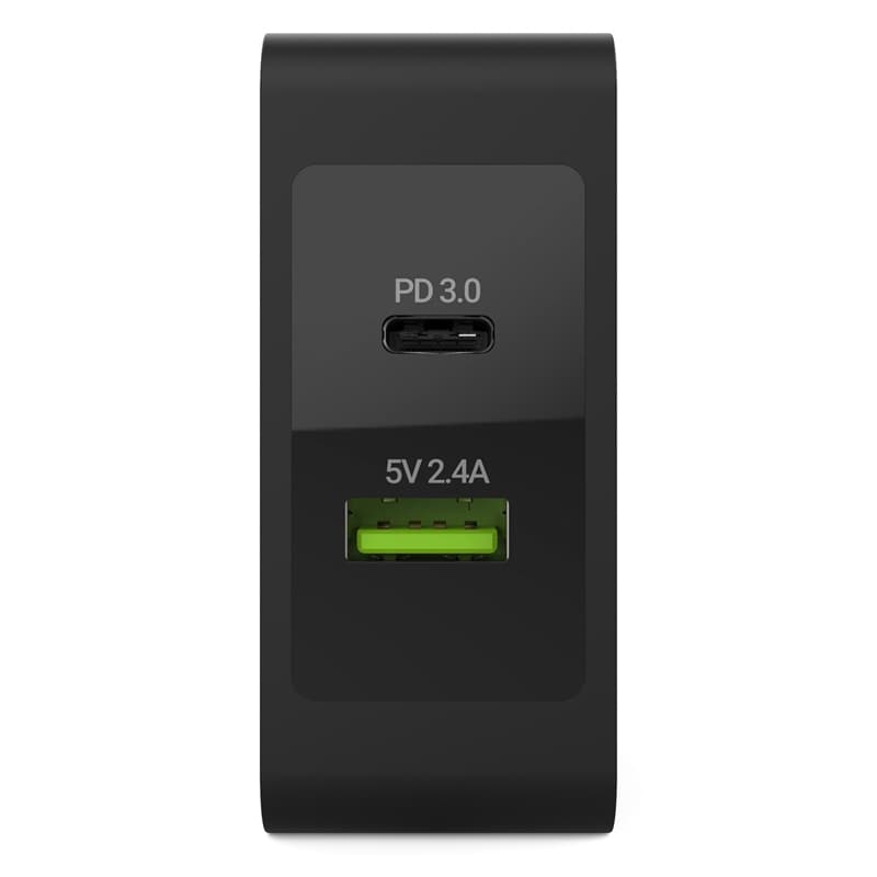 Green Cell Charger USB-C 45W PD with cable USB-C and extra USB port for Asus ZenBook, HP Spectre, HP Envy x2 and others 3