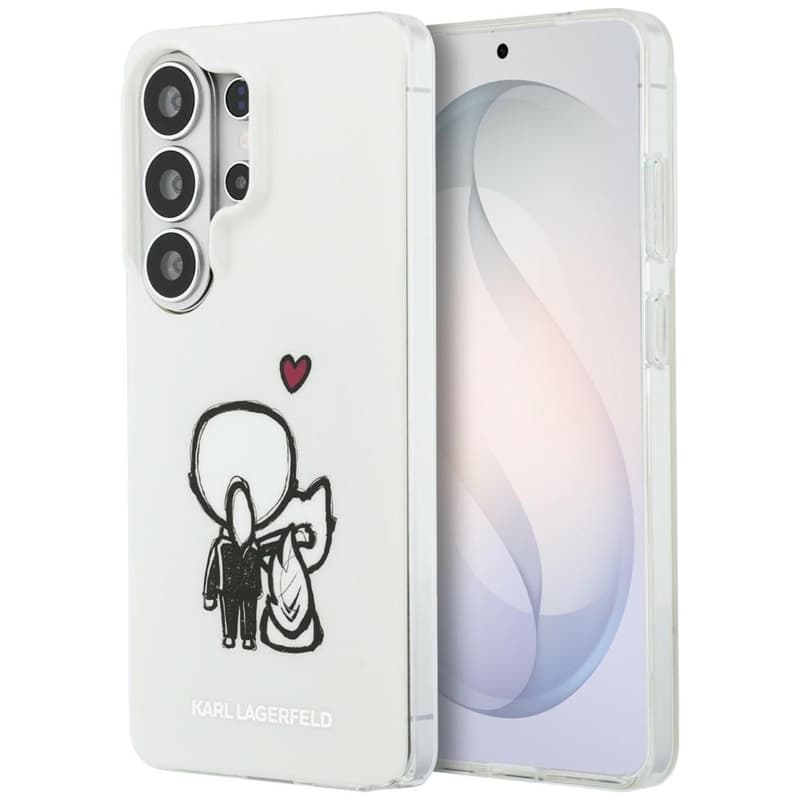 Karl Lagerfeld IML Karl & Choupette MagSafe - Samsung Galaxy S26 Ultra Case (Clear) 1