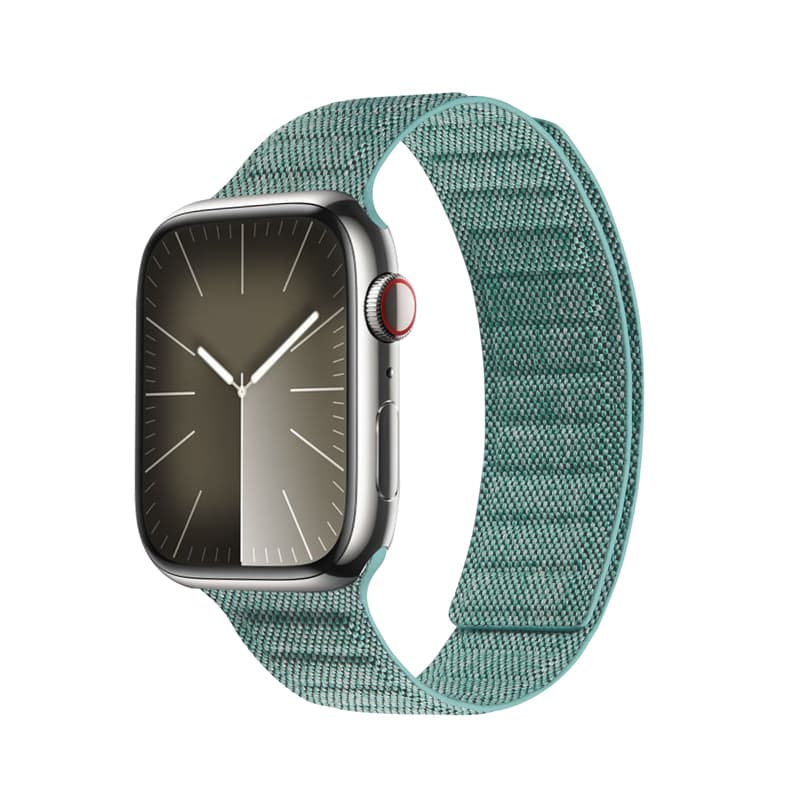 Crong Melange - Magnetic strap for Apple Watch 44/45/46/49 mm (turquoise melange) 2