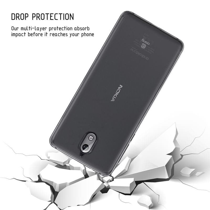 Crong Crystal Slim Cover - Protective Case for Nokia 3.1 (clear) 3
