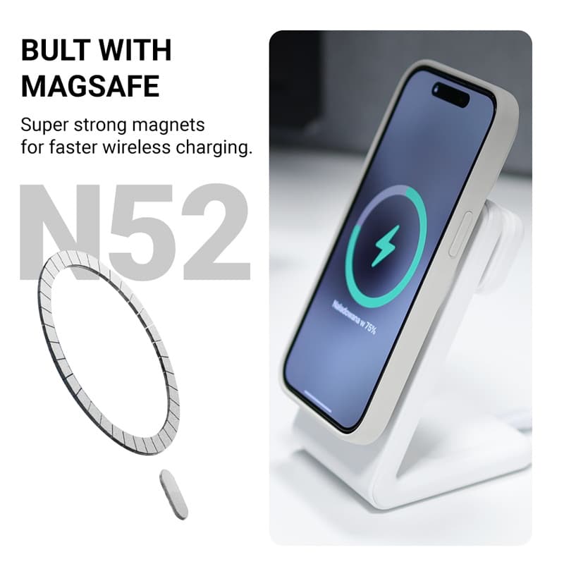 Crong Color Cover Magnetic - iPhone 14 Pro Max MagSafe Case (Stone Beige) 4