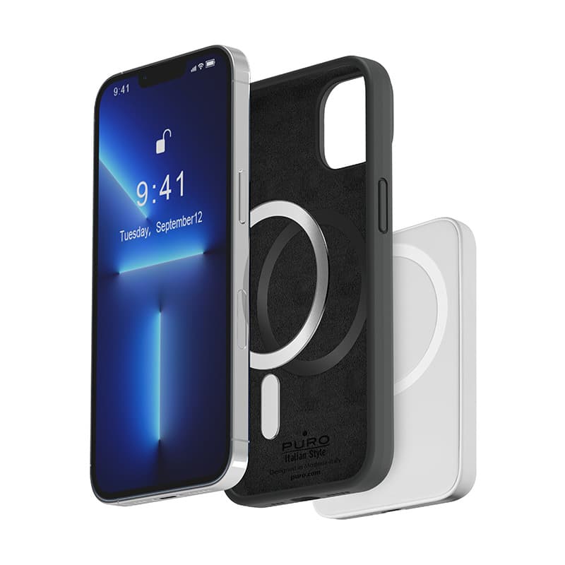 PURO ICON MAG - Case for iPhone 14 Max MagSafe (Black) 3