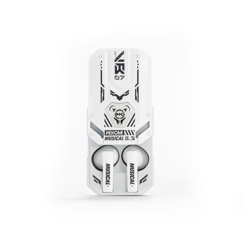 WEKOME VB07 Mecha Series - Bluetooth V5.3 TWS wireless headphones with charging case (White) 6
