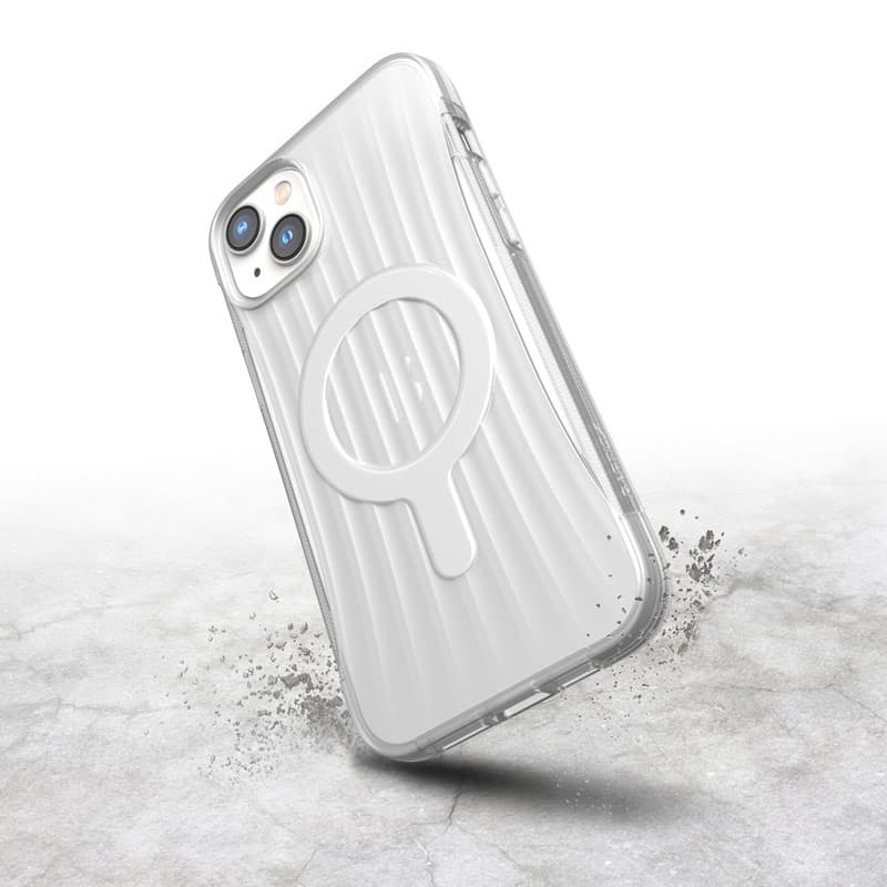 X-Doria Raptic Clutch MagSafe - Biodegradable case for iPhone 14 Plus (Drop-Tested 3m) (Clear) 6