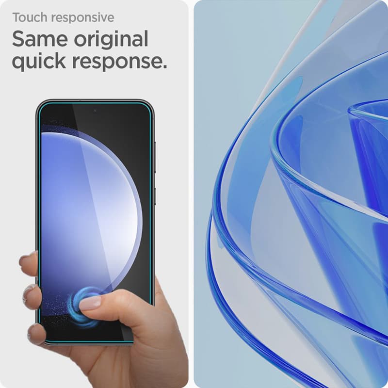 Spigen Alm Glas.TR 2-Pack - Tempered glass for Samsung Galaxy S23 FE (Clear) 8