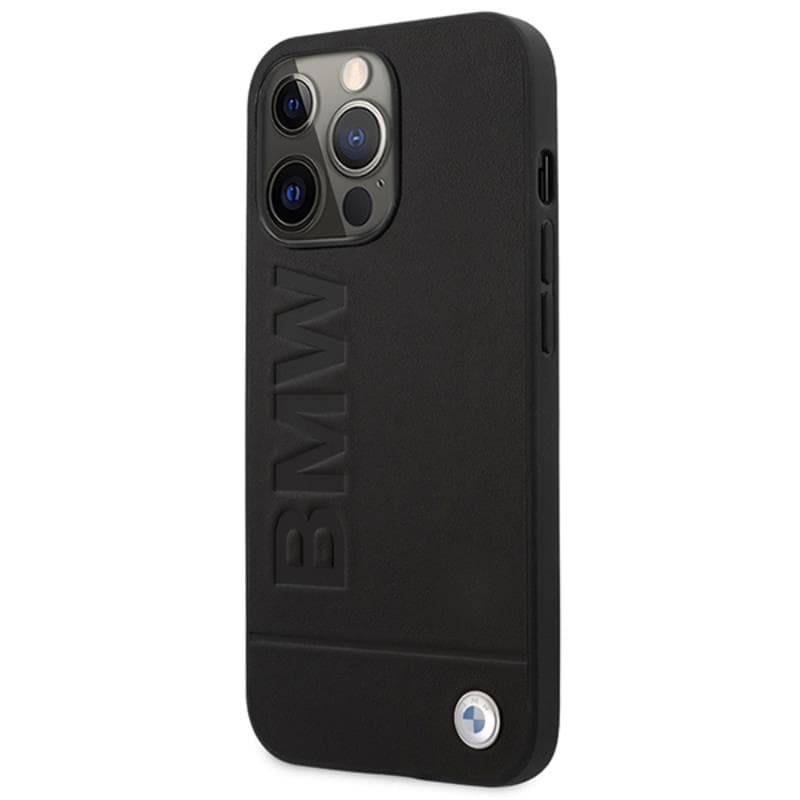 BMW Leather Hot Stamp MagSafe - Case for iPhone 14 Pro Max (Black) 2