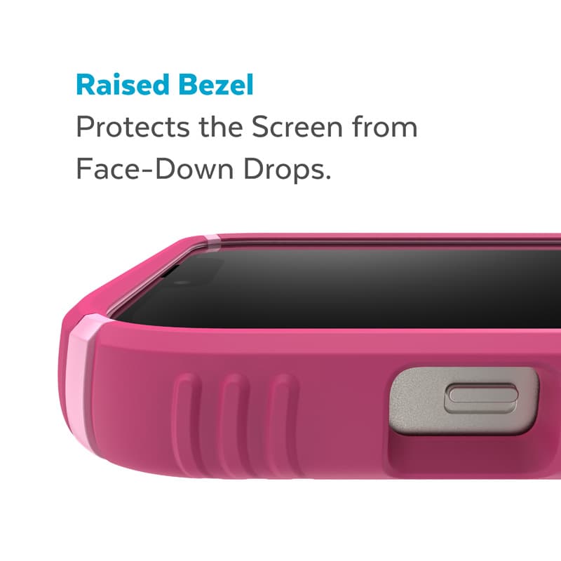 Speck Presidio2 Grip MagSafe - Anti-slip iPhone 14 Plus Case (Digitalpink / Blossompink / White) 7
