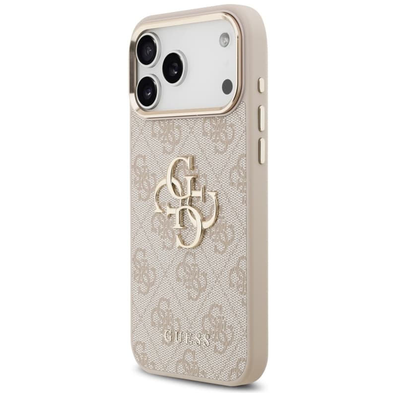 Guess 4G Big 4G Classic Logo - Case iPhone 17 Pro Max (Pink / Gold) 2