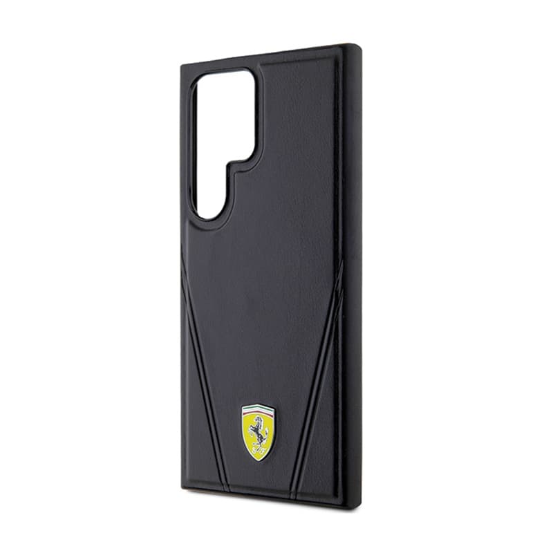 Ferrari Hot Stamp V Lines MagSafe - Samsung Galaxy S24 Ultra case (black) 6