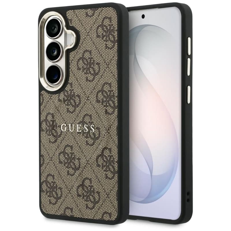 Guess 4G Embossed Ring MagSafe - Samsung Galaxy S26+ Case (Brown) 1