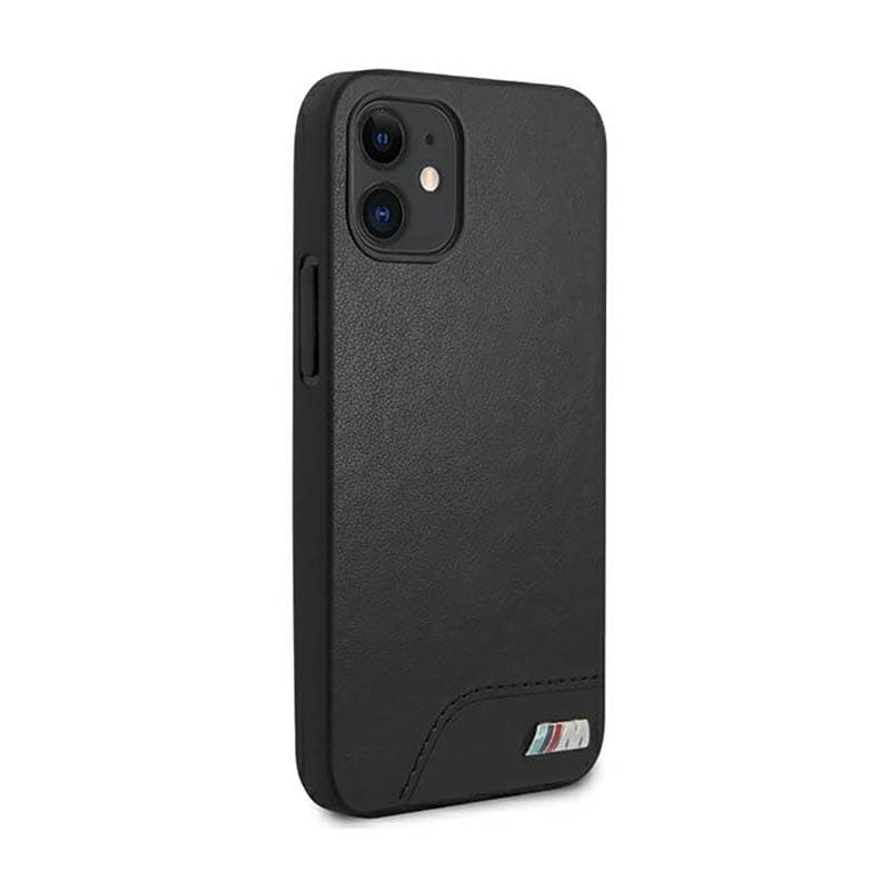 BMW Smooth PU Leather - Case for iPhone 12 mini (Black) 4