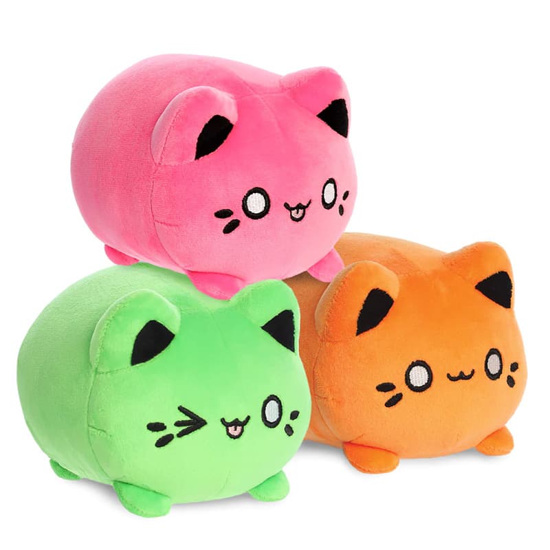 Tasty Peach - Plush Mascot 9 cm Toxic Green Meowchi 6