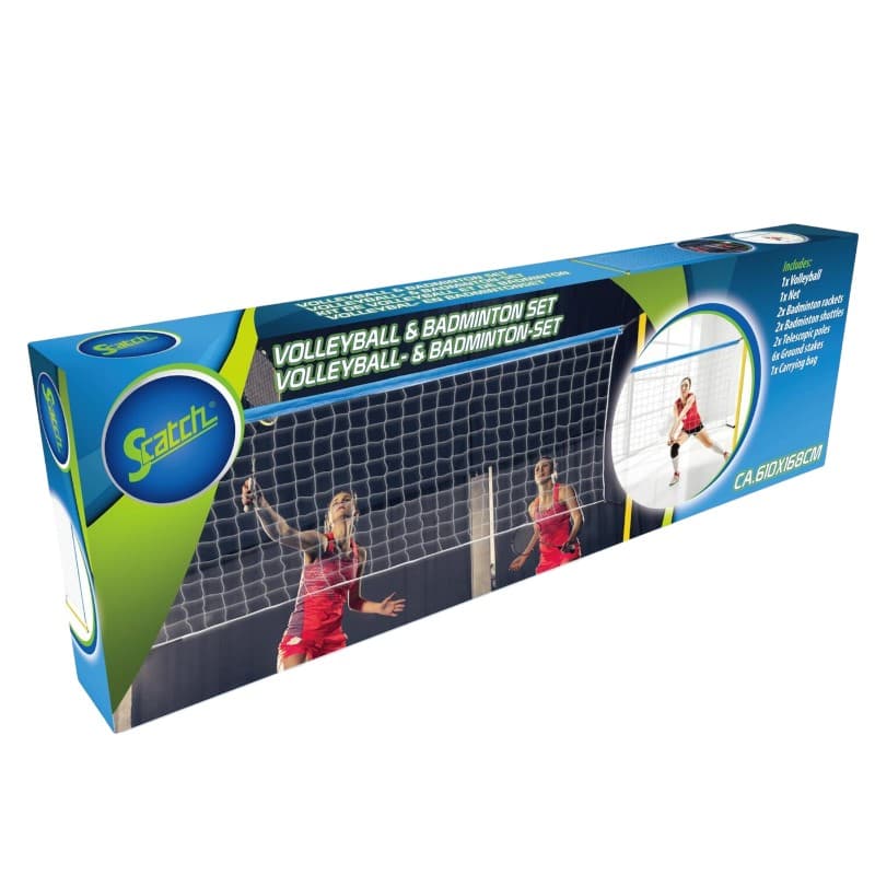 Scatch - 7-in-1 Volleyball and Badminton Set 310x168 cm 2