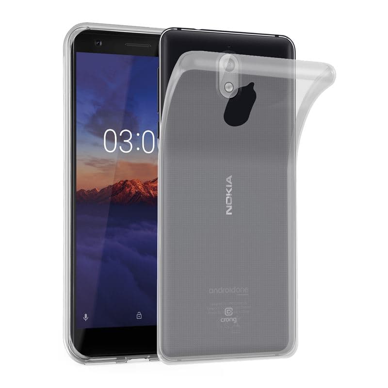 Crong Crystal Slim Cover - Protective Case for Nokia 3.1 (clear) 4