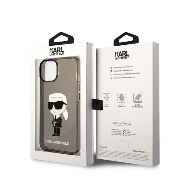 Karl Lagerfeld IML NFT Ikonik - Case for iPhone 14 Plus (Black) 8