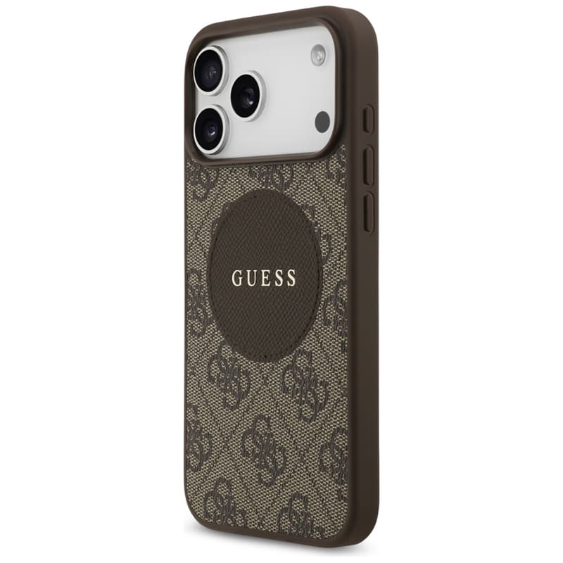 Guess 4G Circle Classic Logo MagSafe – Case iPhone 17 Pro Max (Brown) 2