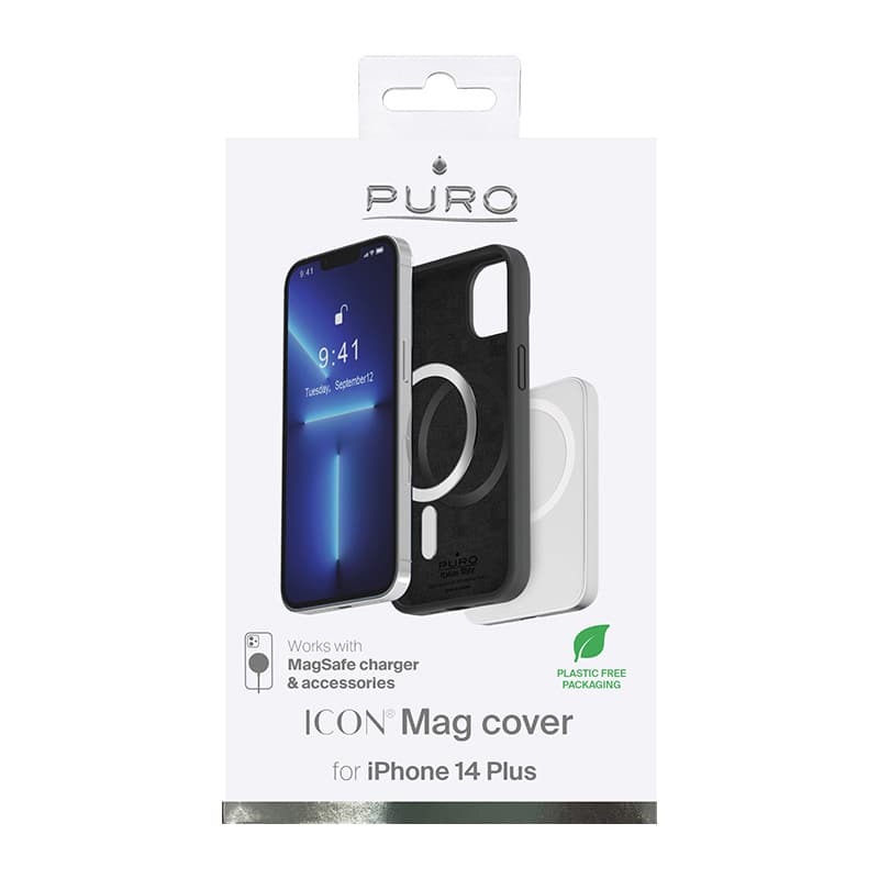 PURO ICON MAG - Case for iPhone 14 Max MagSafe (Black) 4