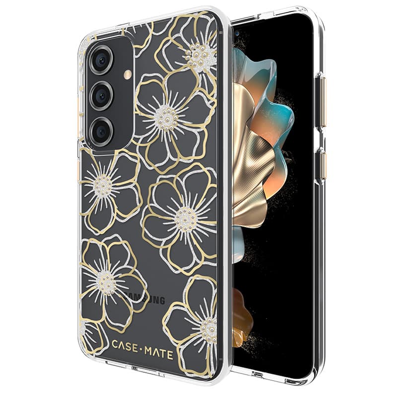 Case-Mate Floral Gems - Case for Samsung Galaxy S24 (Gold) 5