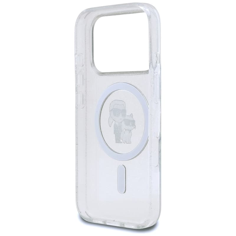 Karl Lagerfeld IML Karl Choupette Glitter MagSafe - Case for iPhone 17 Pro (transparent) 7