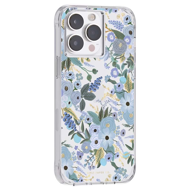 Rifle Paper Clear - Case for iPhone 14 Pro Max (Garden Party Blue) 2