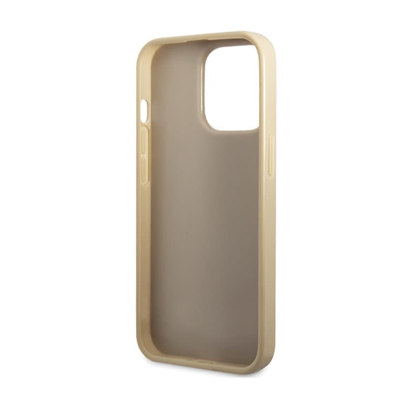 Guess Glitter Script Big 4G - iPhone 13 Pro Max Case (Gold) 7