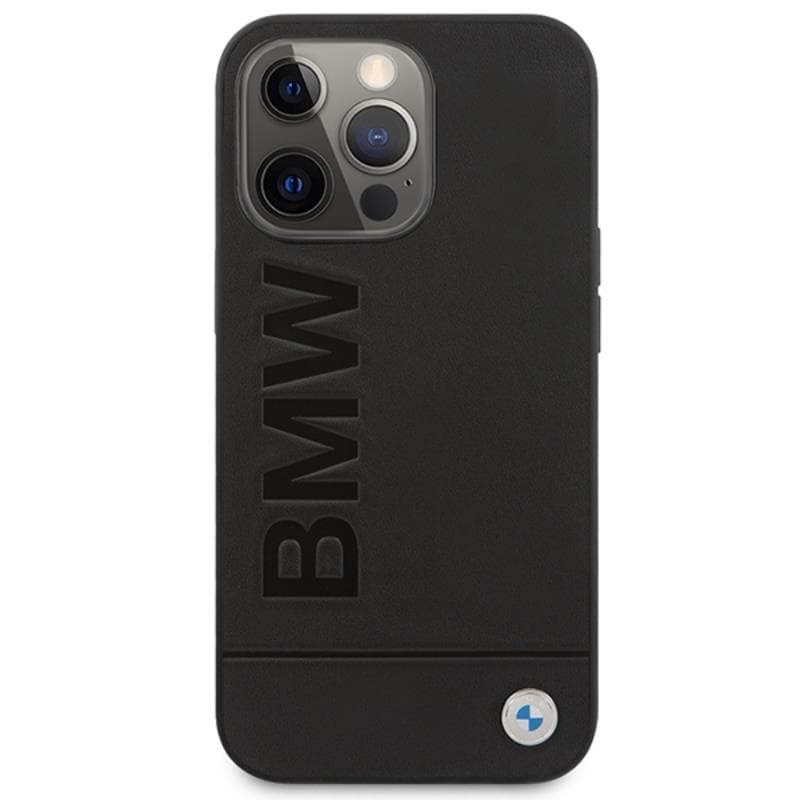 BMW Leather Hot Stamp MagSafe - Case for iPhone 14 Pro Max (Black) 3