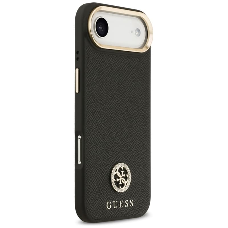 Guess Grained Strass Logo MagSafe - Case iPhone Air (black) 4