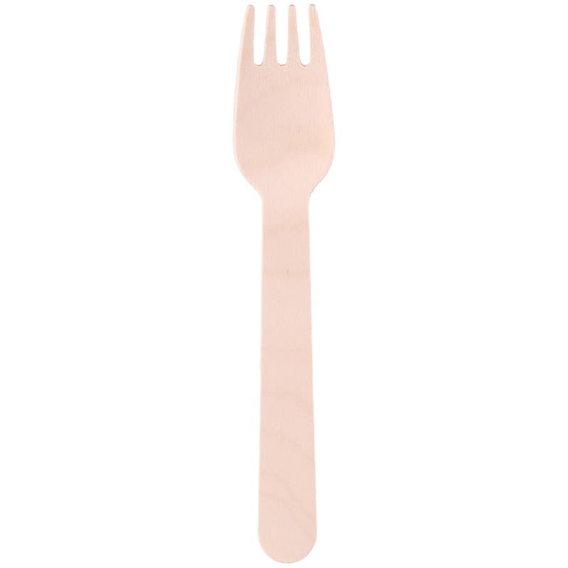 Alpina - Disposable wooden forks 16 cm 50 pcs 2