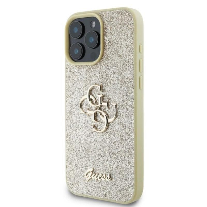 Guess Fixed Glitter Big 4G - Case iPhone 16 Pro Max (gold) 3