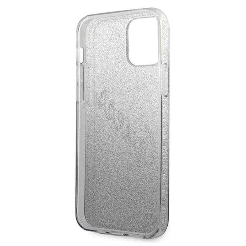 Guess Glitter Gradient Script - Case for iPhone 12 mini (Black) 7