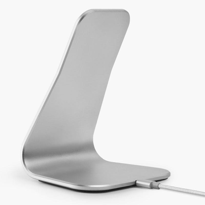 XVIDA (POWER 2) Wireless Charging Desk Stand - Qi 7.5W (Silver) 3