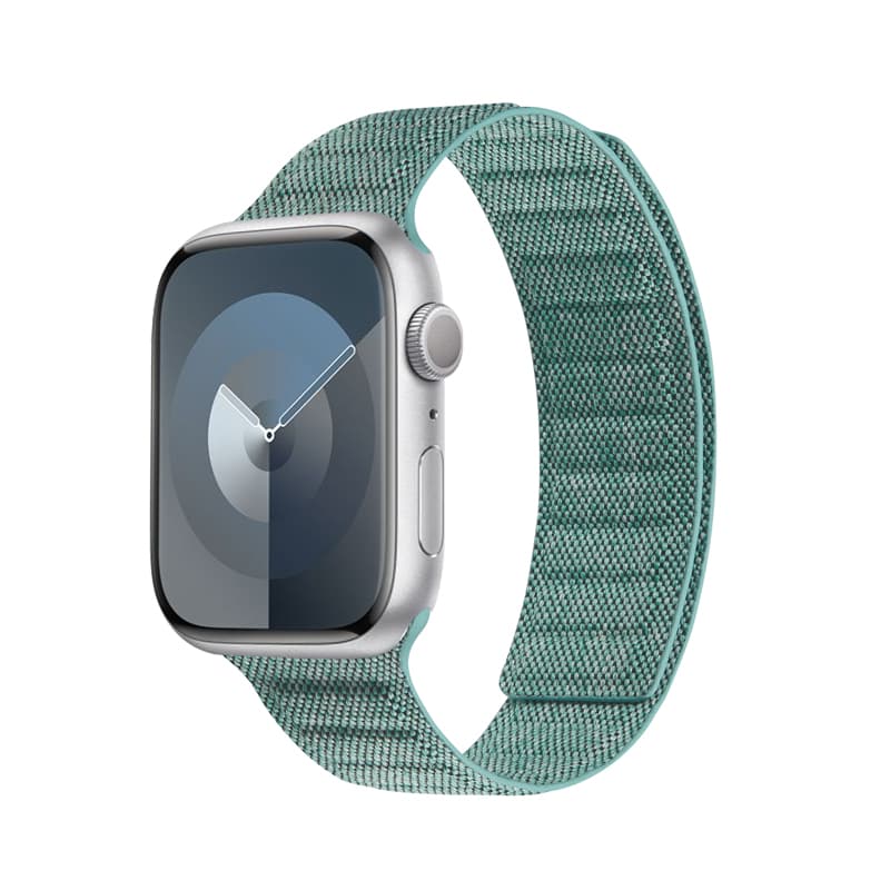 Crong Melange - Magnetic strap for Apple Watch 44/45/46/49 mm (turquoise melange) 4