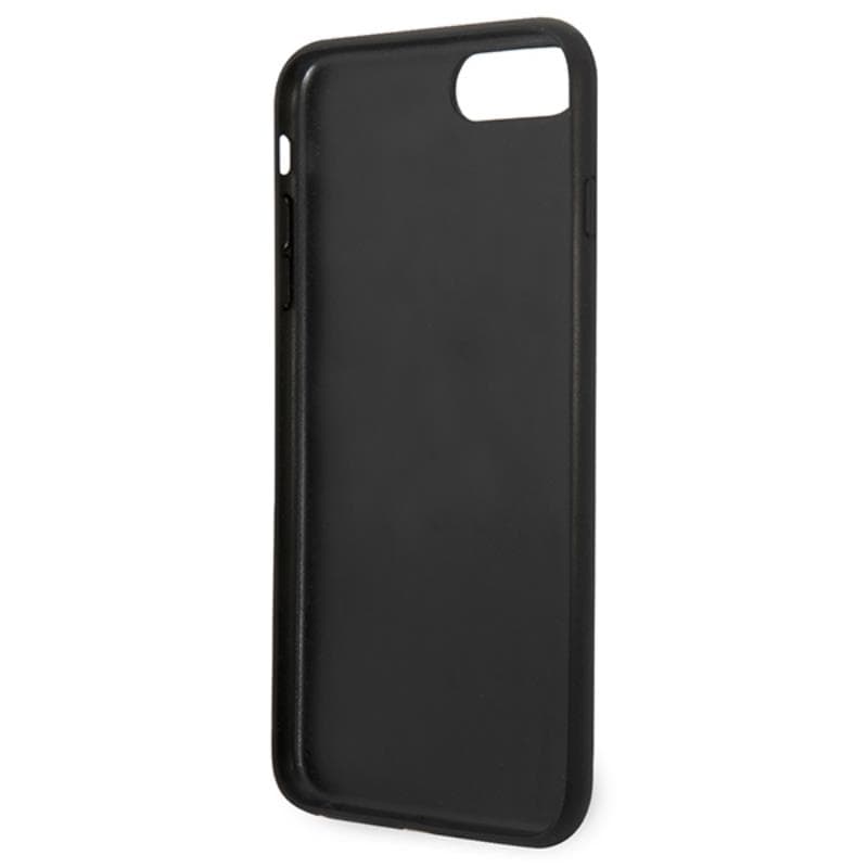 Karl Lagerfeld Saffiano Karl & Choupette Heads - Case for iPhone 8 Plus / 7 Plus (Black) 7