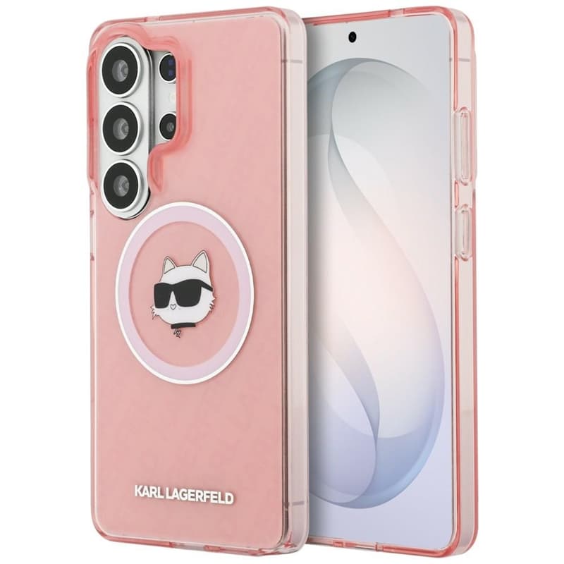 Karl Lagerfeld IML Repeated Choupette MagSafe - Samsung Galaxy S26 Ultra Case (Pink) 1