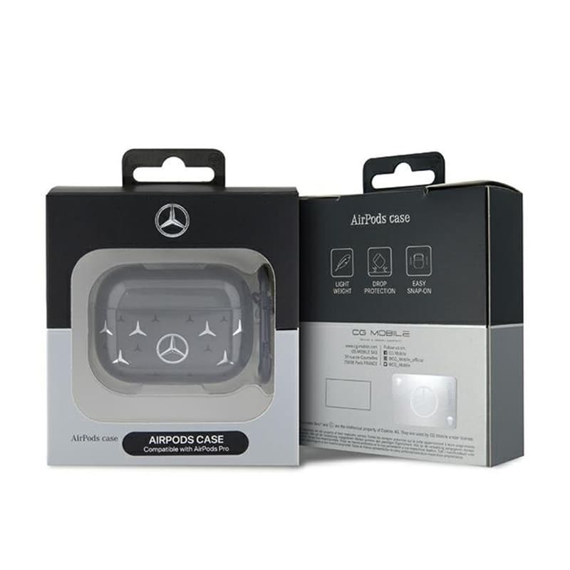 Mercedes Large Star Pattern - AirPods Pro Case (black)  3