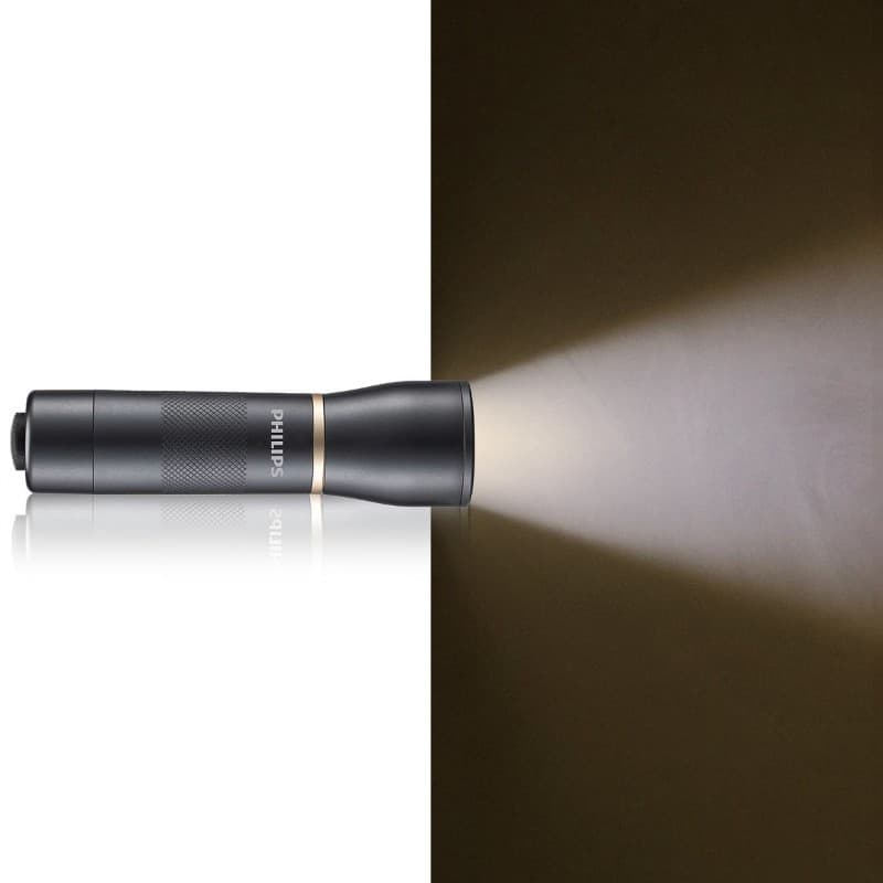 Philips - Aluminum LED flashlight 400 lumens waterproof IPX4 5