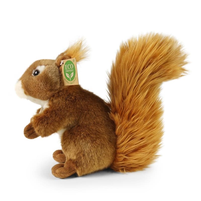 Rappa - Plush Realistic Toy Squirrel 20 cm Eco-Friendly 3